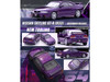 Nissan Skyline GT-R R 33 RHD Right Hand Drive Midnight Purple Metallic 1/64 Diecast Model Car Inno Models IN64-R33-MP