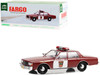 1987 Chevrolet Caprice Burgundy with Burgundy Interior Minnesota State Trooper Fargo 1996 Movie Artisan Collection 1/18 Diecast Model Car Greenlight 19125