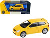 2001 Honda Civic Type R EP3 Sunlight Yellow 1/64 Diecast Model Car Paragon Models PA-55345