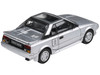 1985 Toyota MR2 MK1 Super Silver Metallic with Sunroof 1/64 Diecast Model Car Paragon Models PA-55363