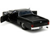 1967 Chevrolet El Camino Matt Black Fast & Furious Series 1/32 Diecast Model Car Jada 34414