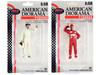 Racing Legends 2000's Figures A and B Set of 2 for 1/18 Scale Models American Diorama 76357-76358