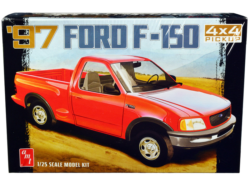 Skill 2 Model Kit 1997 Ford F-150 4X4 Pickup Truck 1/25 Scale Model AMT AMT1367