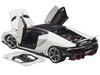 Lamborghini Centenario Bianci Isis Solid White Carbon Top 1/18 Model Car Autoart 79111