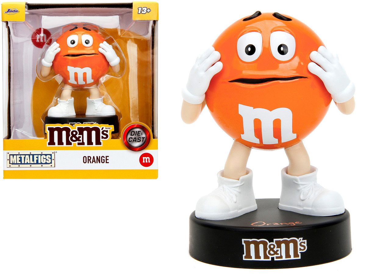 Orange M&M's 4 Diecast Figurine Metalfigs Series by Jada
