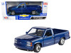 1992 Chevrolet 454 SS Pickup Truck Blue Metallic 1/24 Diecast Model Car Motormax 73203