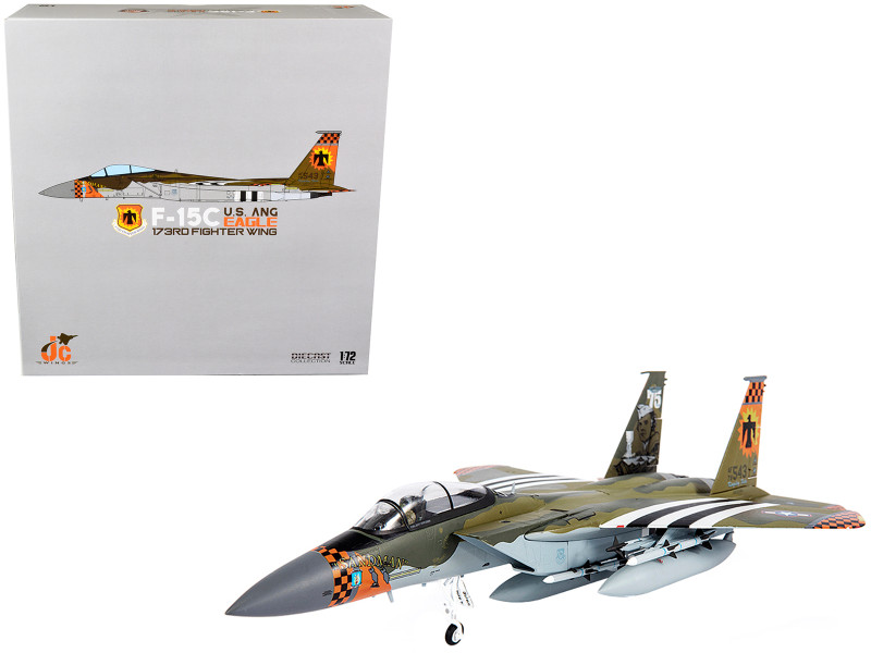 McDonnell Douglas F-15C Eagle Fighter Plane U.S. ANG 173rd Fighter Wing 2020 1/72 Diecast Model JC Wings JCW-72-F15-017