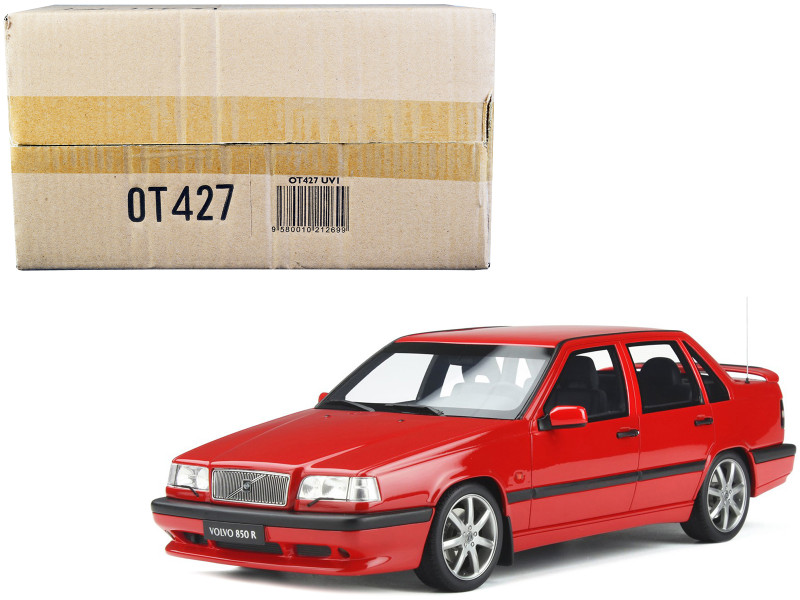 1996 Volvo 850 R Sedan Red Limited Edition to 2000 pieces Worldwide 1/18 Model Car Otto Mobile OT427