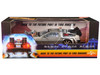 DMC DeLorean Time Machine Stainless Steel Railroad Version Back to the Future Part III 1990 Movie 1/18 Diecast Model Car Sun Star SS-2714