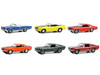 Woodward Dream Cruise Set of 6 pieces Series 1 1/64 Diecast Model Cars Greenlight 37280SET