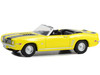1969 Chevrolet Camaro SS Convertible Yellow with Black Stripes 17th Annual Woodward Dream Cruise Featured Heritage Vehicle 2011 Woodward Dream Cruise Series 1 1/64 Diecast Model Car Greenlight 37280B