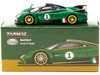 Pagani Huayra R #1 Verde Trifoglio Green Metallic with Black Top and Gold Stripes Global64 Series 1/64 Diecast Model Car Tarmac Works T64G-TL035-GR