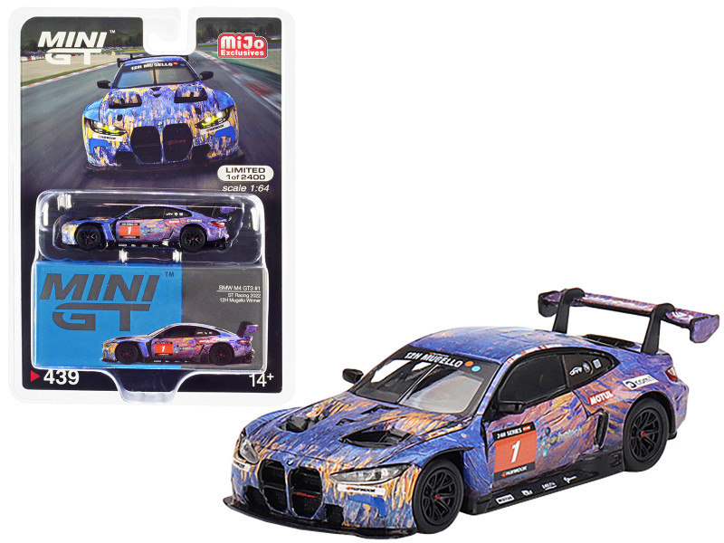 BMW M4 GT3 #1 Samantha Tan Bryson Morris Nick Wittmer ST Racing Winner 12 Hours of Mugello 2022 Limited Edition to 2400 pieces Worldwide 1/64 Diecast Model Car True Scale Miniatures MGT00439