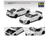 Nissan GT-R R35 RHD Right Hand Drive White Advan Racing GT Limited Edition to 960 pieces Worldwide 1/64 Diecast Model Car Era Car NS21GTR99