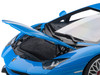 Lamborghini Aventador S Blu Nila Pearl Blue 1/18 Model Car Autoart 79134