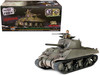 Sherman M4 75 Medium Tank U.S. 753th Tank Battalion Gustav Line Italy 1944 Engine Plus Series 1/32 Diecast Model Metal Proud MP-912101A