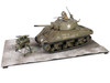 Sherman M4A3E2 75 Cobra King Medium Tank First in Bastogne George Smith Patton’s 4th A Div 3rd Army Bastogne area 26 December 1944 Engine Plus Series 1/32 Diecast Model Metal Proud MP-912136A