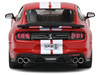 2020 Ford Mustang Shelby GT500 Racing Red with White Stripes 1/43 Diecast Model Car Solido S4311502