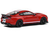 2020 Ford Mustang Shelby GT500 Racing Red with White Stripes 1/43 Diecast Model Car Solido S4311502