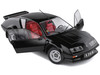 1983 Alpine A310 Pack GT Noir Irise Black with Red Interior 1/18 Diecast Model Car Solido S1801205