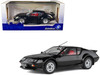 1983 Alpine A310 Pack GT Noir Irise Black with Red Interior 1/18 Diecast Model Car Solido S1801205
