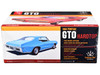 Skill 2 Model Kit 1968 Pontiac GTO Hardtop Craftsman Plus Series 1/25 Scale Model AMT AMT1411M