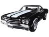 1970 Chevrolet El Camino SS Black 1/25 Diecast Car Model New Ray 71883