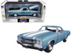 1970 Chevrolet El Camino SS Blue 1/24 Diecast Model Car New Ray 71883