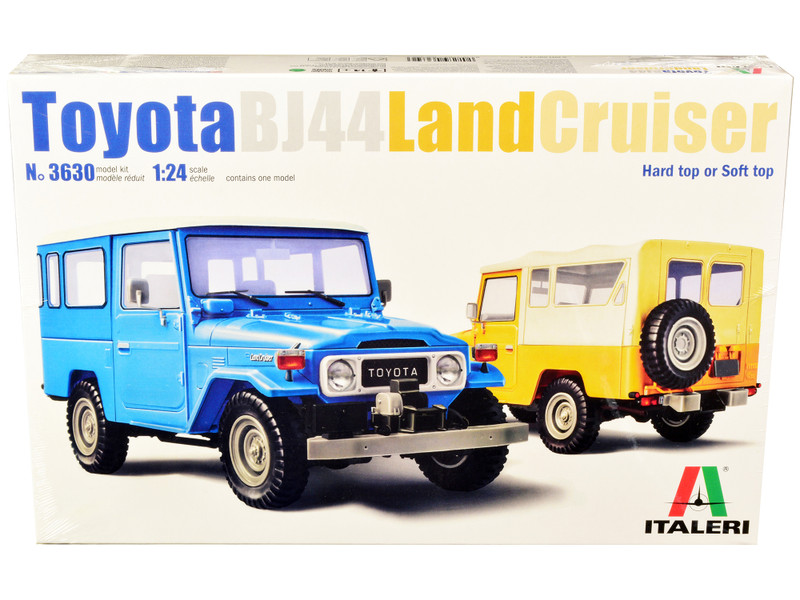 Skill 3 Model Kit Toyota BJ44 Land Cruiser 1/24 Scale Model Italeri 3630
