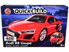 Skill 1 Model Kit Audi R8 Coupe Red Snap Together Model Airfix Quickbuild J6049