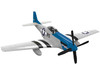 Skill 1 Model Kit D Day P 51D Mustang Snap Together Together Painted Plastic Model Airplane Kit Airfix Quickbuild J6046