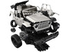 Skill 1 Model Kit Jeep Gladiator JT Overland Silver Snap Together Model Airfix Quickbuild J6039