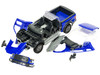 Skill 1 Model Kit Ford F 150 Raptor Blue Snap Together Airfix Quickbuild J6037