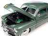 1949 Mercury Eight Coupe Berwick Green Metallic with Green and Gray Interior 1/18 Diecast Model Car Auto World AW318