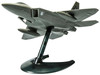 Skill 1 Model Kit F22 Raptor Snap Together Painted Plastic Model Airplane Kit Airfix Quickbuild J6005