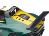 Lotus 3-Eleven Green with Yellow Stripes 1/18 Model Car Autoart 75392