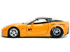 2006 Chevrolet Corvette Yellow with Black Top Mickey Thompson Bigtime Muscle Series 1/24 Diecast Model Car Jada 34204