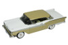 1959 Ford Fairlane 500 Inca Gold and White with Light Green Interior Limited Edition to 240 pieces Worldwide 1/43 Model Car Goldvarg Collection GC-066B