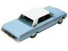 1962 Ford Galaxie Skymist Blue with White Top and Blue Interior Limited Edition to 210 pieces Worldwide 1/43 Model Car Goldvarg Collection GC-030A