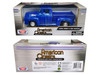 1956 Ford F 100 Pickup Truck Blue Metallic American Classics Series 1/24 Diecast Model Car Motormax 73235AC-BL