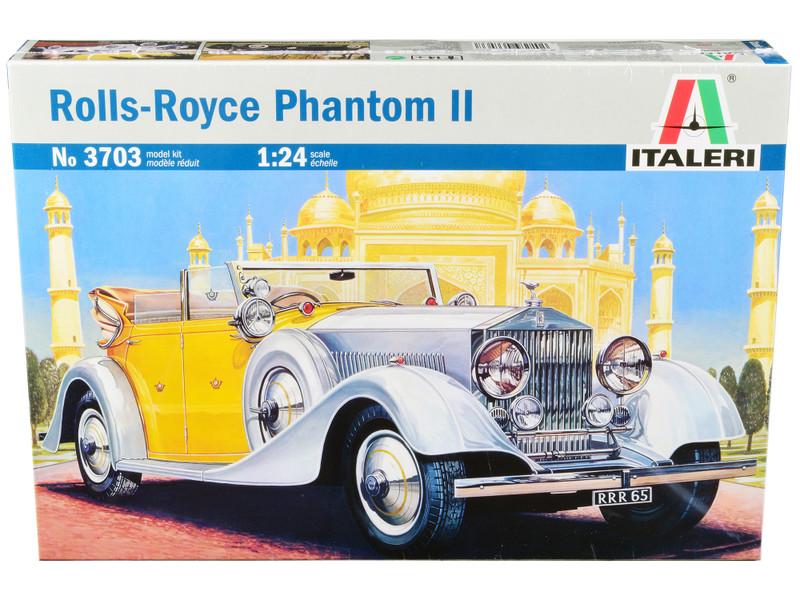 Skill 3 Model Kit Rolls Royce Phantom II 1/24 Scale Model Italeri 3703