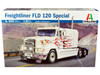 Skill 5 Model Kit Freightliner FLD 120 Special Truck Tractor 1/24 Scale Model Italeri 3925