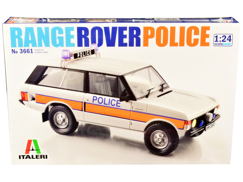 Skill 3 Model Kit Land Rover Range Rover Police 1/24 Scale Model Italeri 3661