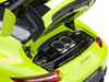 Porsche 911 991 2 GT2 RS Weissach Package Acid Green with Carbon Stripes 1/18 Model Car Autoart 78187