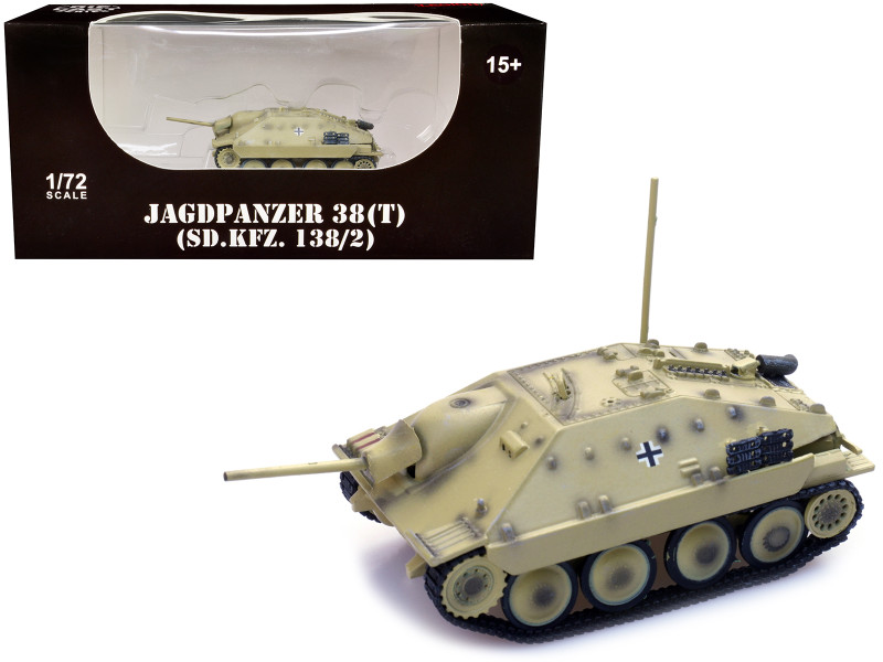 Jagdpanzer 38T SD Kfz 138 2 Hetzer Tank Destroyer German Army World War II 1/72 Diecast Model Legion LEG-12020LB
