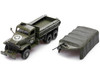 GMC CCKW 353 Truck With Mounted Gun Olive Drab 4734511 S US Army World War II 1/72 Diecast Model Legion LEG-12012LB