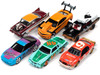 Street Freaks 2022 Set A of 6 Cars Release 2 1/64 Diecast Model Cars Johnny Lightning JLSF024A