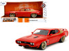 1972 Plymouth GTX Red with Gold Graphics Bigtime Muscle Series 1/24 Diecast Model Car Jada 34206