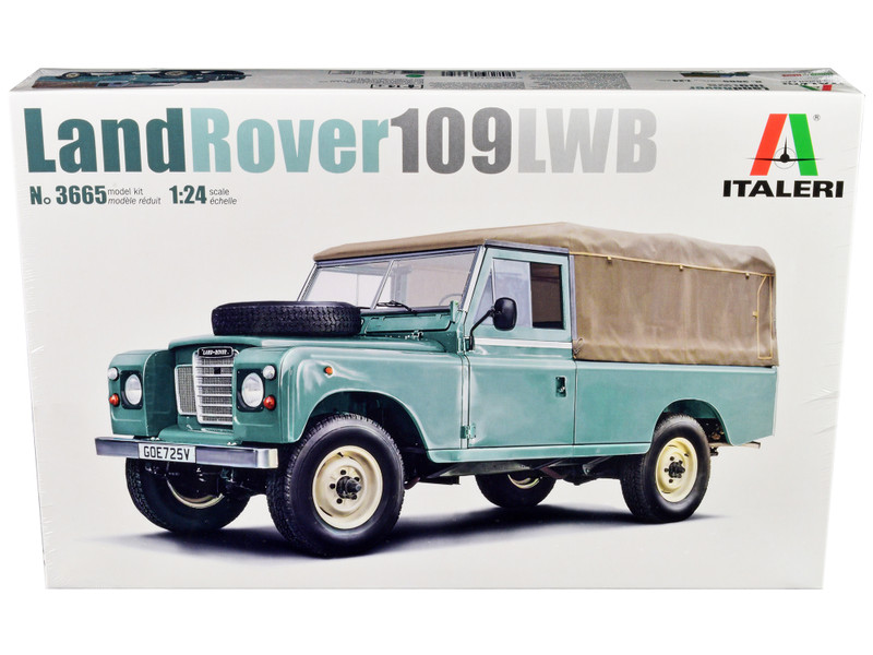 Skill 3 Model Kit Land Rover 109 LWB 1/24 Scale Model Italeri 3665