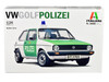 Skill 3 Model Kit 1978 Volkswagen Golf Berlin Polizei Police Department 1/24 Scale Model Italeri 3666
